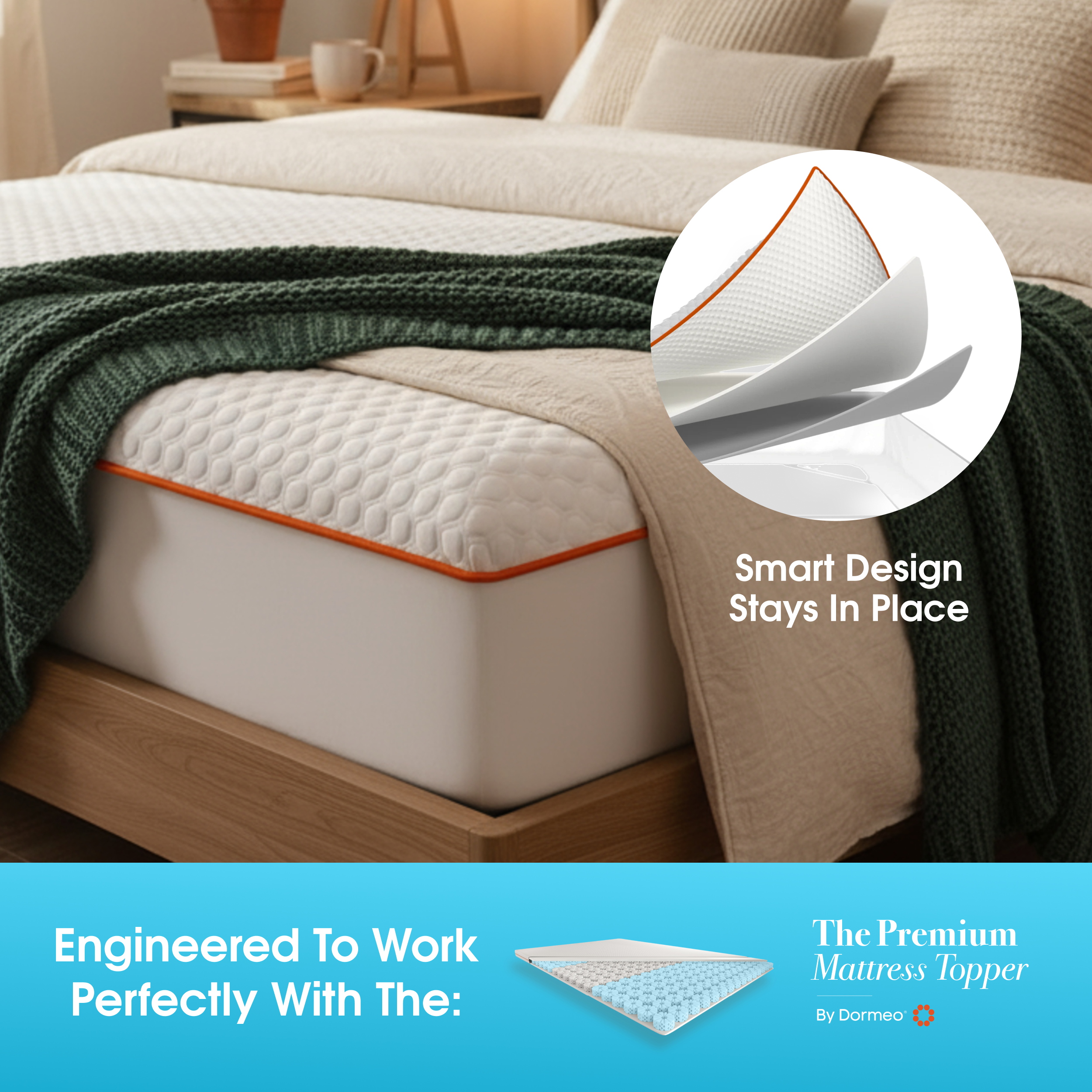 Dormeo® Premium Waterproof Mattress Protector - 15% Off