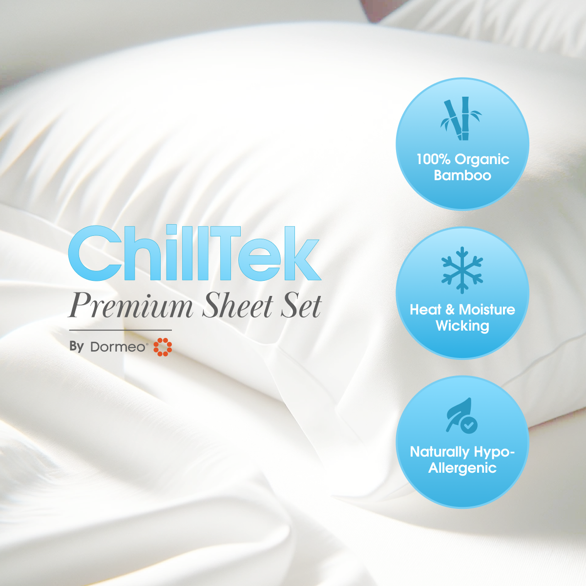 L'ensemble de draps Chilltek Premium